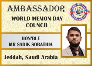 MR SADIK SORATHIA - Jeddah - Saudi Arabia